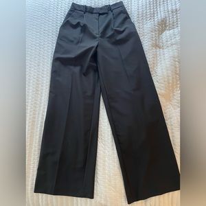 Zara Wide Leg black pants, Sz M